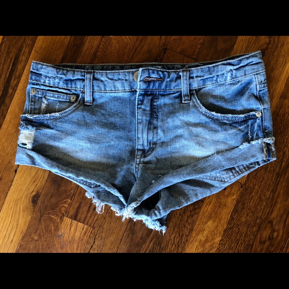 VGUC Free People Cut-off Cuffed Shorts
